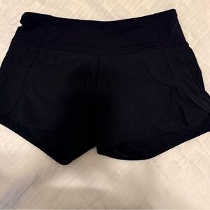 lululemon athletica Black Athletic Shorts